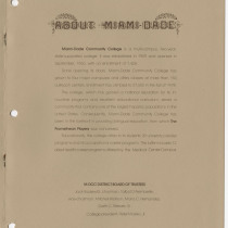 Program for the production, "Garden of delights"