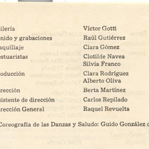 Program for the theatrical production, Don Gil de las Calzas Verdes