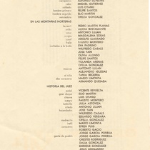 Program for the theatrical production, El círculo de tiza caucasiano