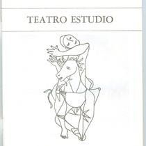 Information leaflet about the history of the "Grupo Teatro Estudio"