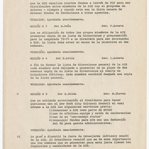 Record of the assembly, "Alianza de Teatros en Español"