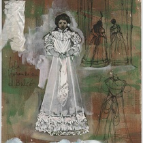 Costume designs for the theatrical production, Una paloma, una estrella