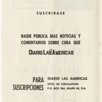 Program for the production, "Las Leandras" (The Leandras)