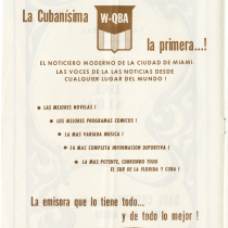 Program for the production, "La dama del alba"