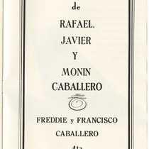 Program for the production, "La viuda alegre" (The merry widow)