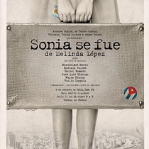 Poster for the staged reading of Sonia se fue (Camagüey)