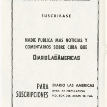 Program for the production, "La verbena de la paloma" (Fair of the dove)