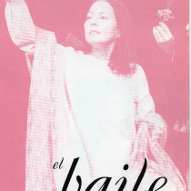 Program for the theatrical production, El baile