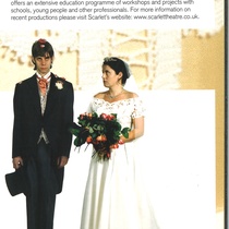 Program for the theatrical production, The Wedding