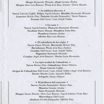 Program for the production "Decamerón"