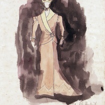 Costume Design Drawings (21-40) for the production, "Oh, la gente"