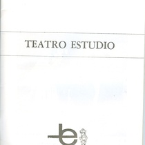 Information leaflet about the history of the "Grupo Teatro Estudio"