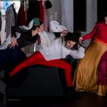 Photographs of the production, "Los cuentos de Canterbury"