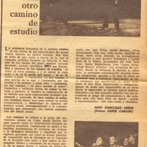 Review of the staged recital, Los caminos