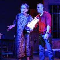 Photographs of the theatrical production, Huevos