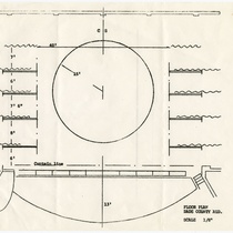 Floor plan, Dade County Auditorium