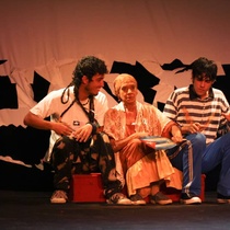 Photographs of the theatrical production, Huevos (19-40)