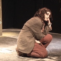 Photographs of the theatrical production, El enano en la botella