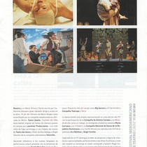 Program for the festival, Festival Iberoamericano de Teatro de Cádiz XXIX