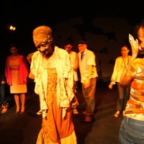 Photographs of the theatrical production, Huevos (41-60)