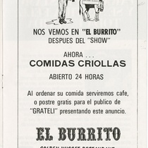 Program for the production, "Navidades 77" (Christmas '77)