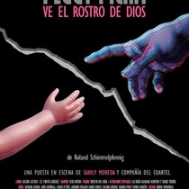 Poster for the production, "Peggy Pickit ve el rostro de dios"