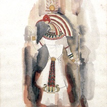 Costume design drawings for the production, Cleopatra y los otros