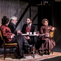 Photographs of the production, "La noche de las tríbadas".