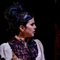 Photographs of rehearsal for the theatrical production, El cuarto de al lado