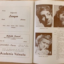 Program for the theatrical production, Le Médecin Malgré Lui and L'Apollon de Marsac