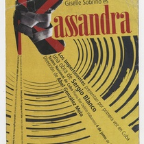 Program for the theatrical production, Kassandra