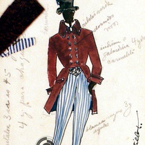 Designs for the ballet, La Rebambaramba