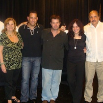 Photograph of Frank Rodríguez, Teresa Acosta, Mario Colón, Gabriel Gorces, Yvonne López Arenal, Iván Acosta, Mario García Joya