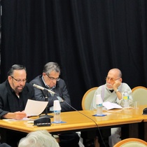 Photographs of the conference, Protagonistas de las 60 en el teatro cubano