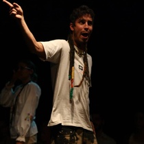 Photographs of the theatrical production, Huevos (19-40)