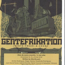 Program for the theatrical production, Gentefrikation