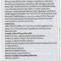 Program for the production "Panorama desde el puente"