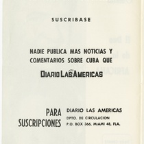 Program for the production, "El dúo de la africana" (The African duo)