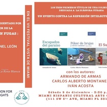 Program for presentation of the book, With a Cuban Song in the Heart