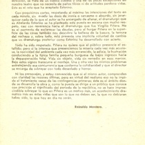 Program for the theatrical production, Aire frío