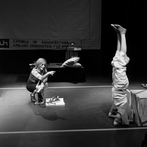 Photographs of a rehearsal, "El último bolero"