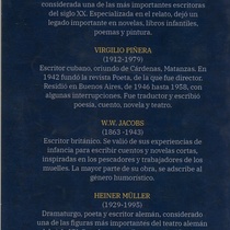 Program for the theatrical production, Cena de Cuentos