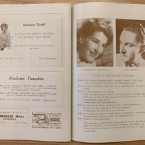 Program for the theatrical production, Le Médecin Malgré Lui and L'Apollon de Marsac