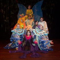 Photographs of the theatrical production, Alas de primavera (color)