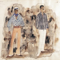 Costume designs for the theatrical production, Requiem por Yarini