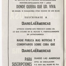 Program for the production, "La dolorosa" (The pained one)