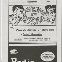 Program for the production, "Vístete para que te respeten"