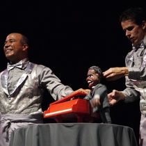 Photograph of the production, "Por el monte carulé"