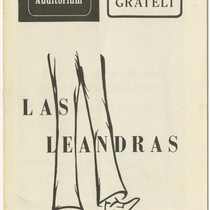 Program for the production, "Las Leandras" (The Leandras)