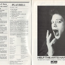 Playbill for the theatrical production, Mundo de Cristal